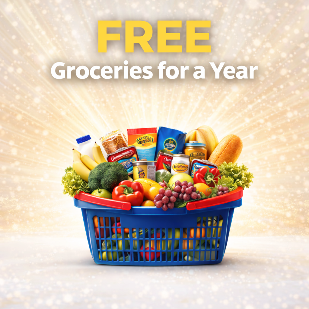 FREE Groceries for a year - 10x Entries!